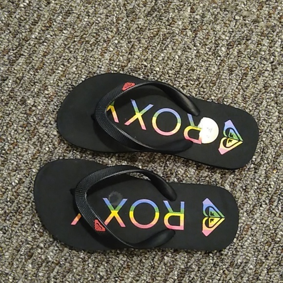 Girl's Roxy flip flops size 11/12 - Picture 3 of 4